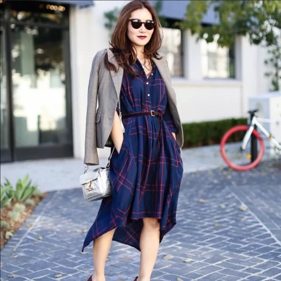 Anthropologie Dresses & Skirts - Anthropologie Plaid Homestead Tunic Dress Size M